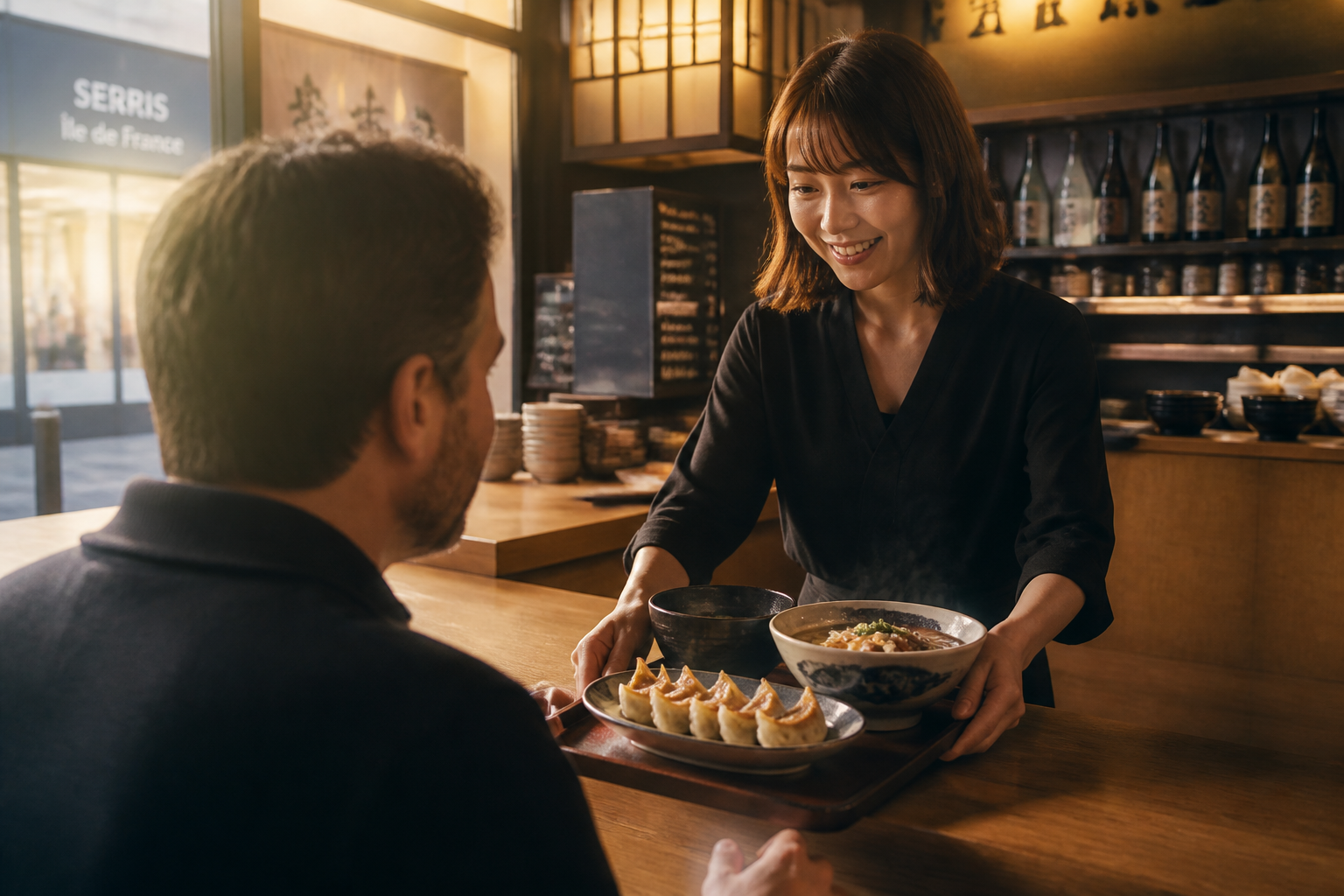 Où manger des gyozas Serris