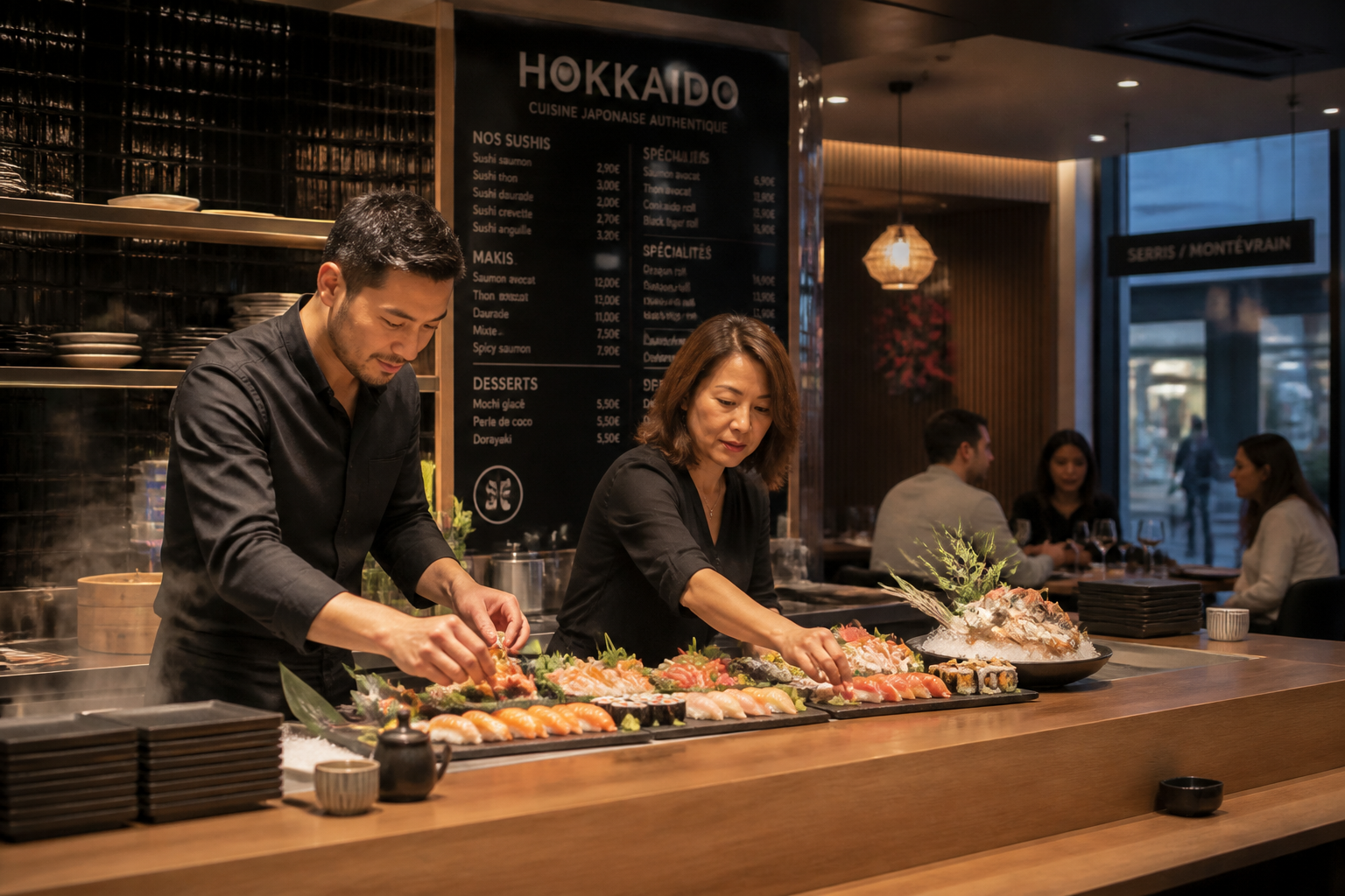 Restaurant japonais grand groupe Montévrain