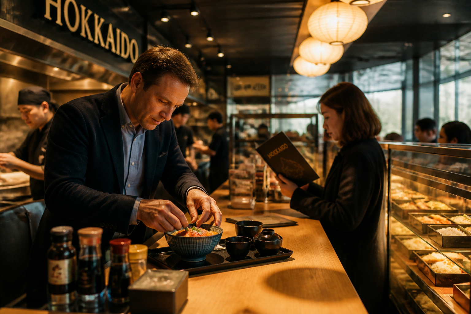 Restaurant japonais pour pause déjeuner à la Vallée Village