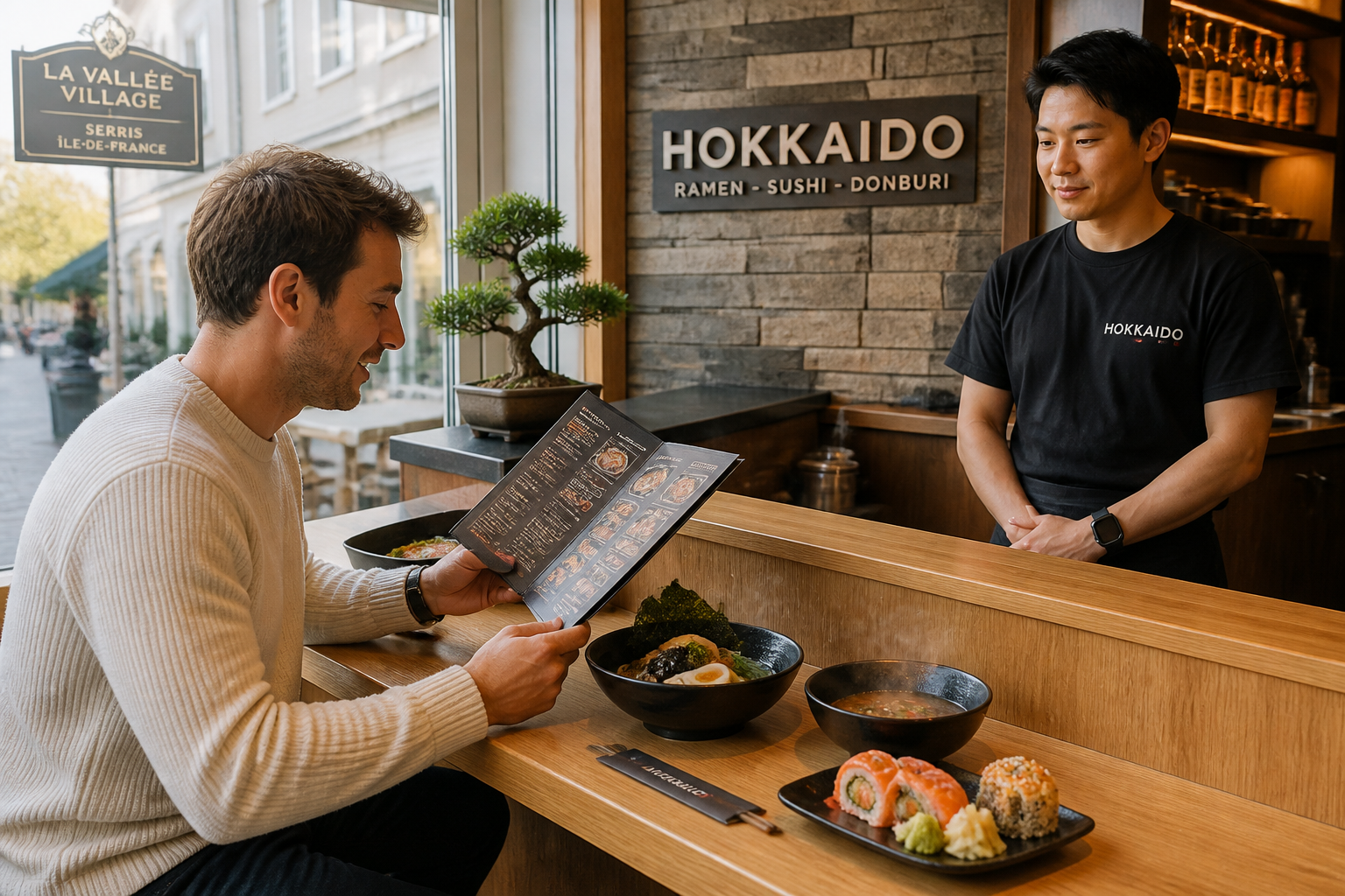 Restaurant japonais pour vacances à Marne-la-Vallée Disney